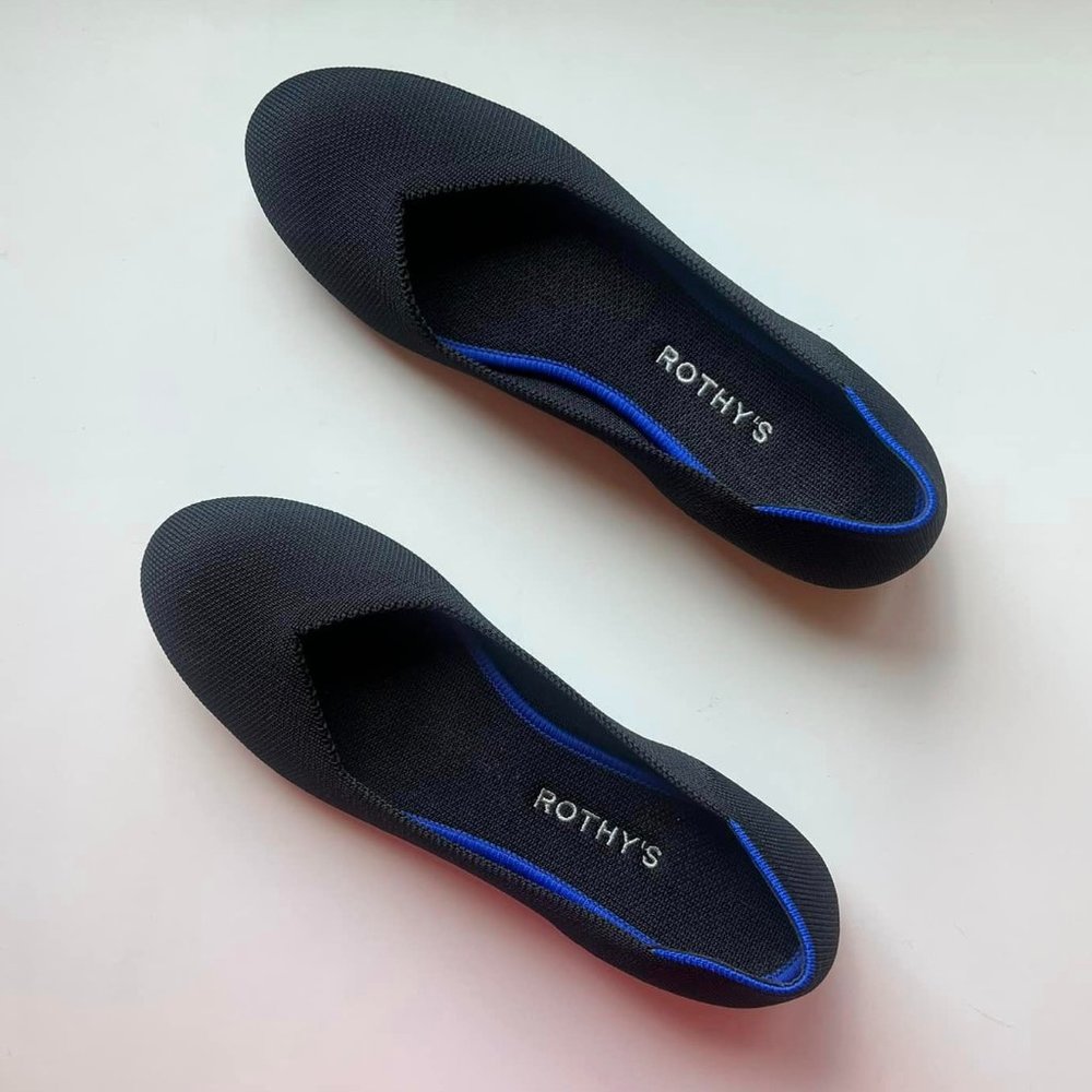 Rothy's The Flat in Solid Black